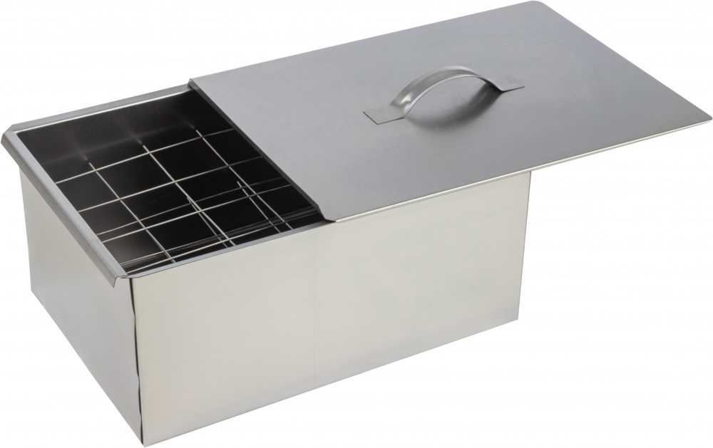 Коптильня 1 ярусн. Гурман-1 350*250*100 (сталь 0,6мм) в г/карт. Бастион-пром 51022