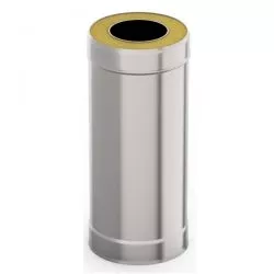 Сэндвич-труба 1,0м, ф 115х200, AISI 439/Оц, 1,0мм/0,5мм, (К)