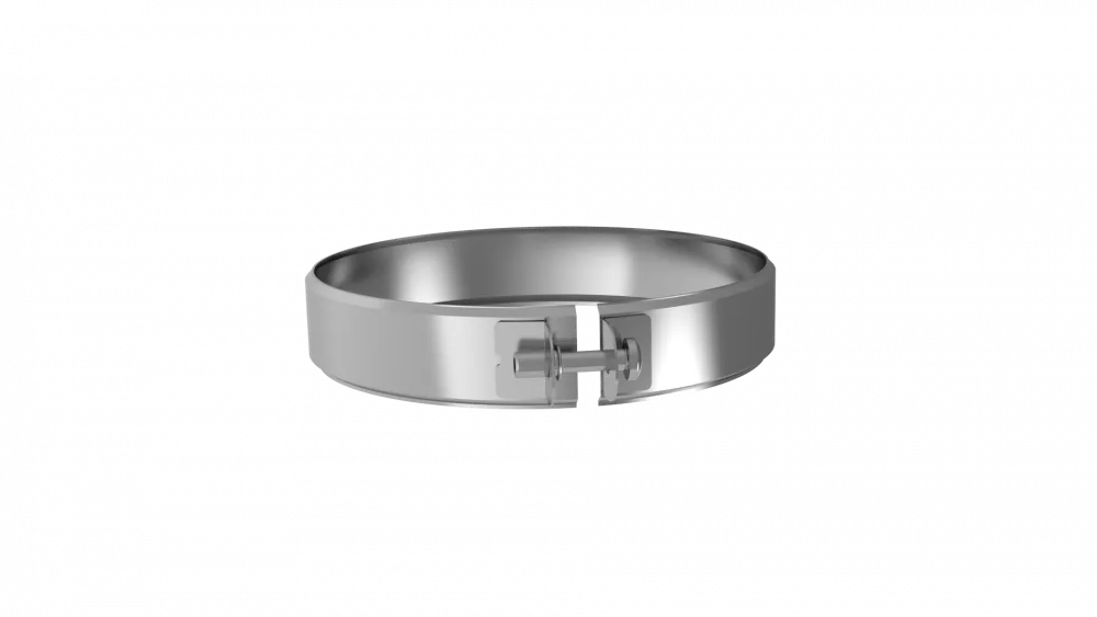 Хомут обжимной, ф 150, AISI 439/0,5мм, h=46мм