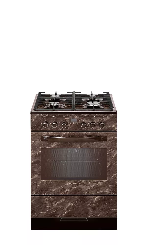 ГазоЭлек. плита Гефест 6502-04 0054 (кор. мрамор)